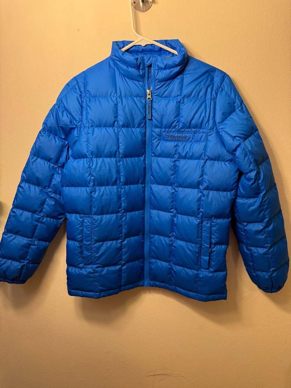 Marmot Youth XL Blue 600-Fill Down Quilted Puffer Jacket